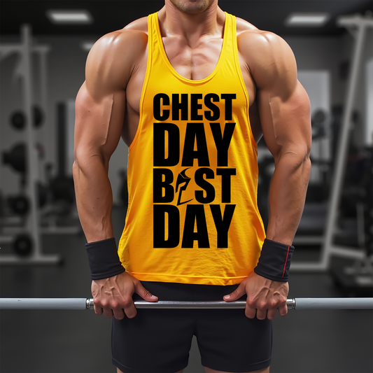 Chest Day Best Day Tank top